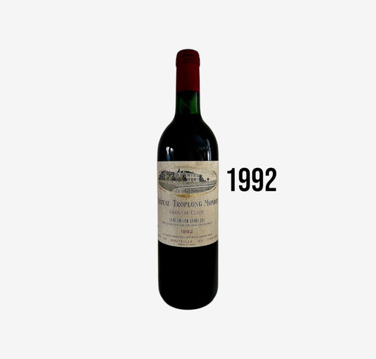 1992 Vintage Wine - Château Troplong Mondot Saint- Émilion Grand Cru (Premier Grand Cru Classé)