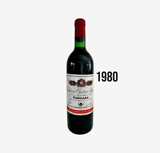 1980 Vintage Wine - Château Croizet-Bages Pauillac (Grand Cru Classé)