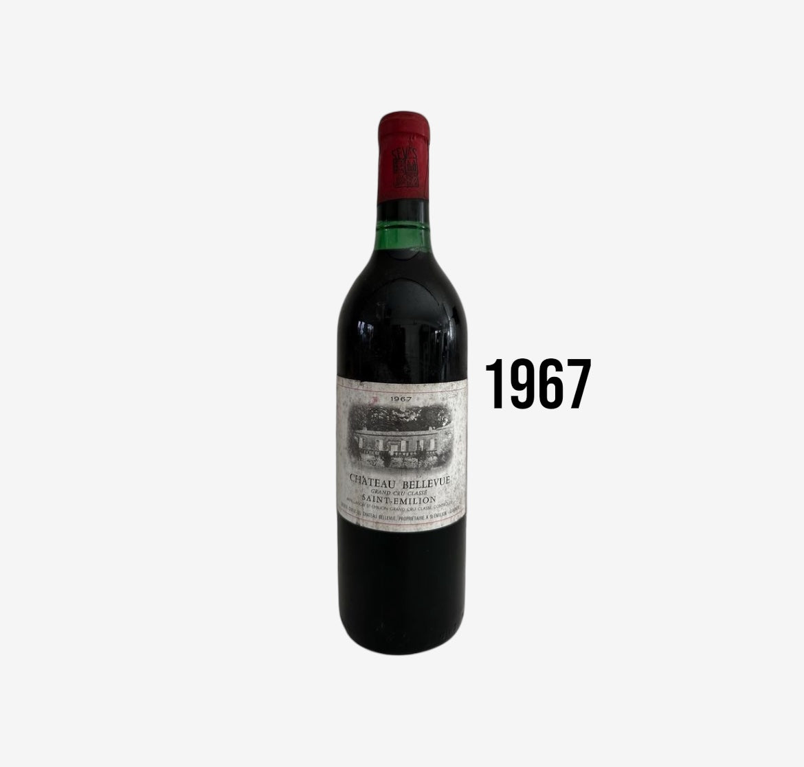 1967 Vintage Wine -  Château Bellevue Saint-Émilion Grand Cru (Grand Cru Classé)