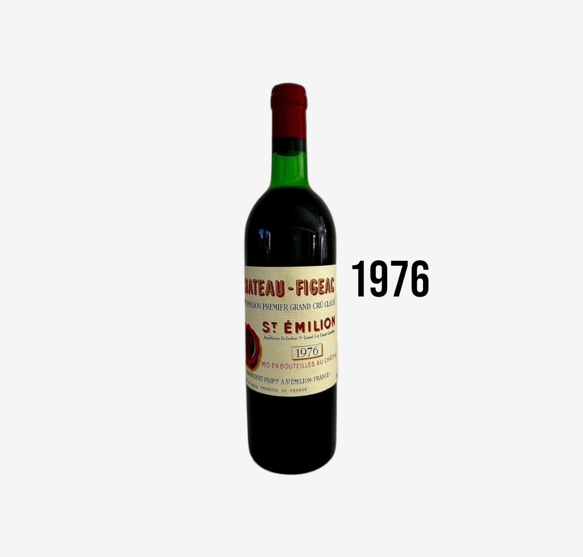 1976 Vintage Wine - Château Figeac Saint-Émilion Grand Cru (Premier Grand Cru Classé)