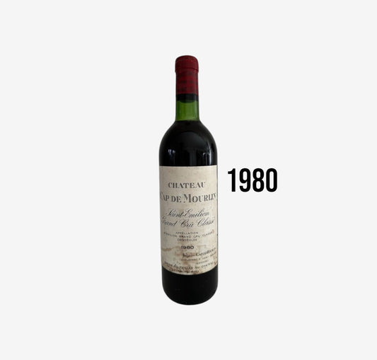 1980 Vintage Wine - Château Cap de Mourlin Saint-Émilion Grand Cru (Grand Cru Classé)