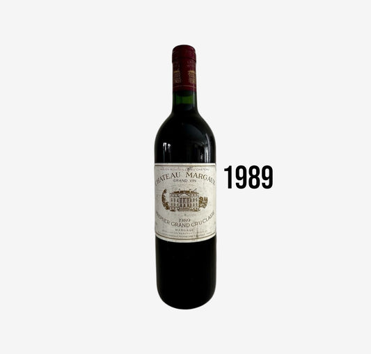 1989 Vintage Wine Château Margaux (Premier Grand Cru Classé)