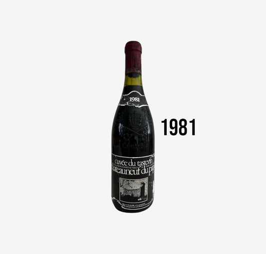 1981 Vintage Wine - Domaine Lucien Barrot et Fils 'Cuvée du Tastevin' - Châteauneuf-du-Pape