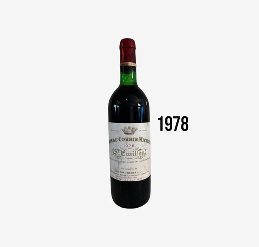 1978 Vintage Wine - Château Corbin-Michotte Saint-Émilion Grand Cru (Grand Cru Classé)