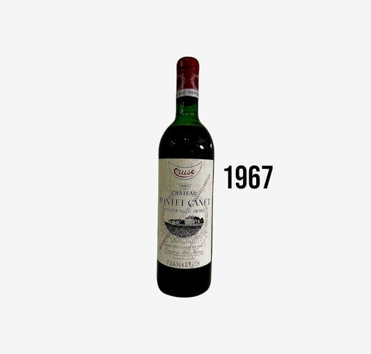 1967 Vintage Wine - Chateau Pontet-Canet - Pauillac 5ème Grand Cru Classé