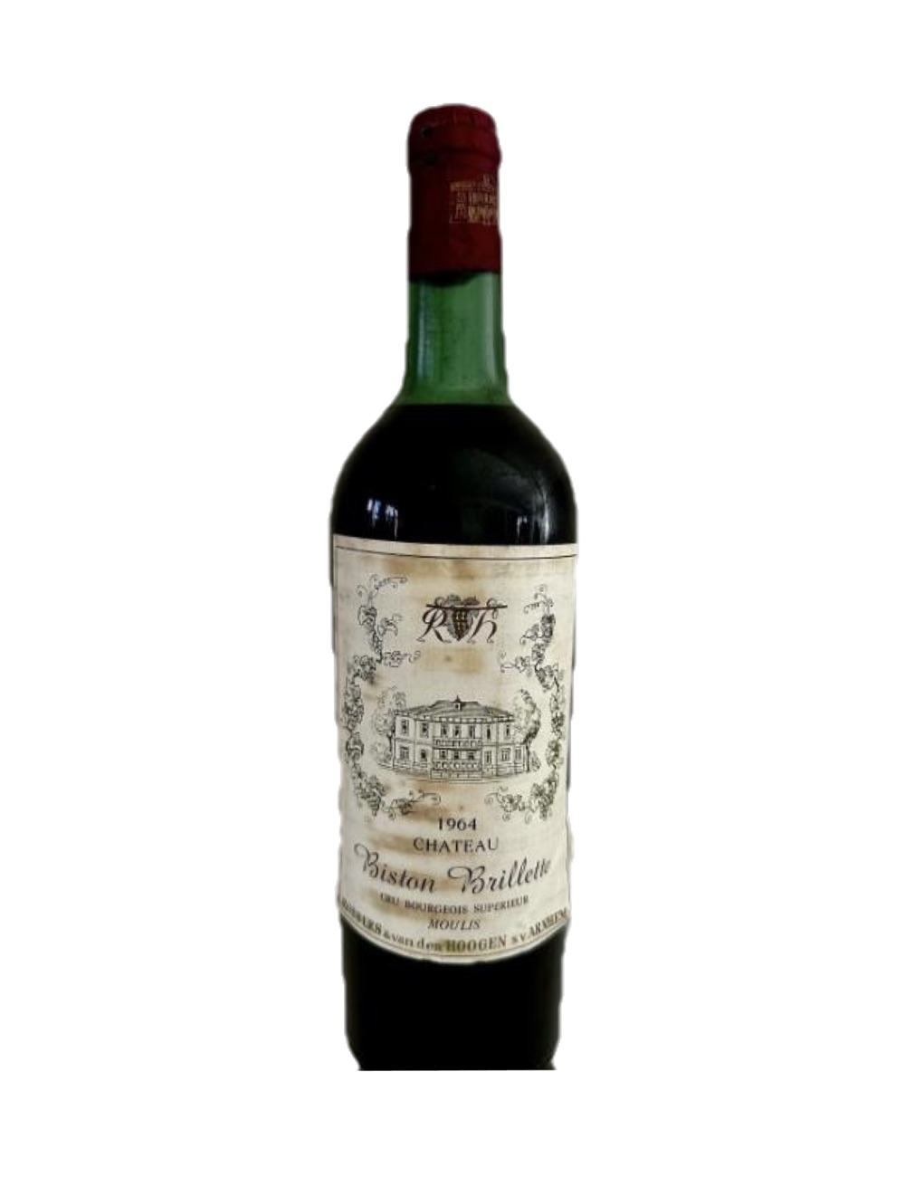 1964 Château Biston-Brillette, Moulis — 62-year-old French wine, original label