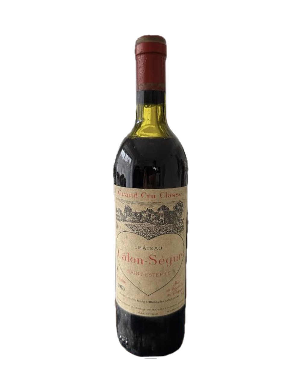 1980 Château Calon-Ségur, Saint-Estèphe — 46-year-old French wine, original label