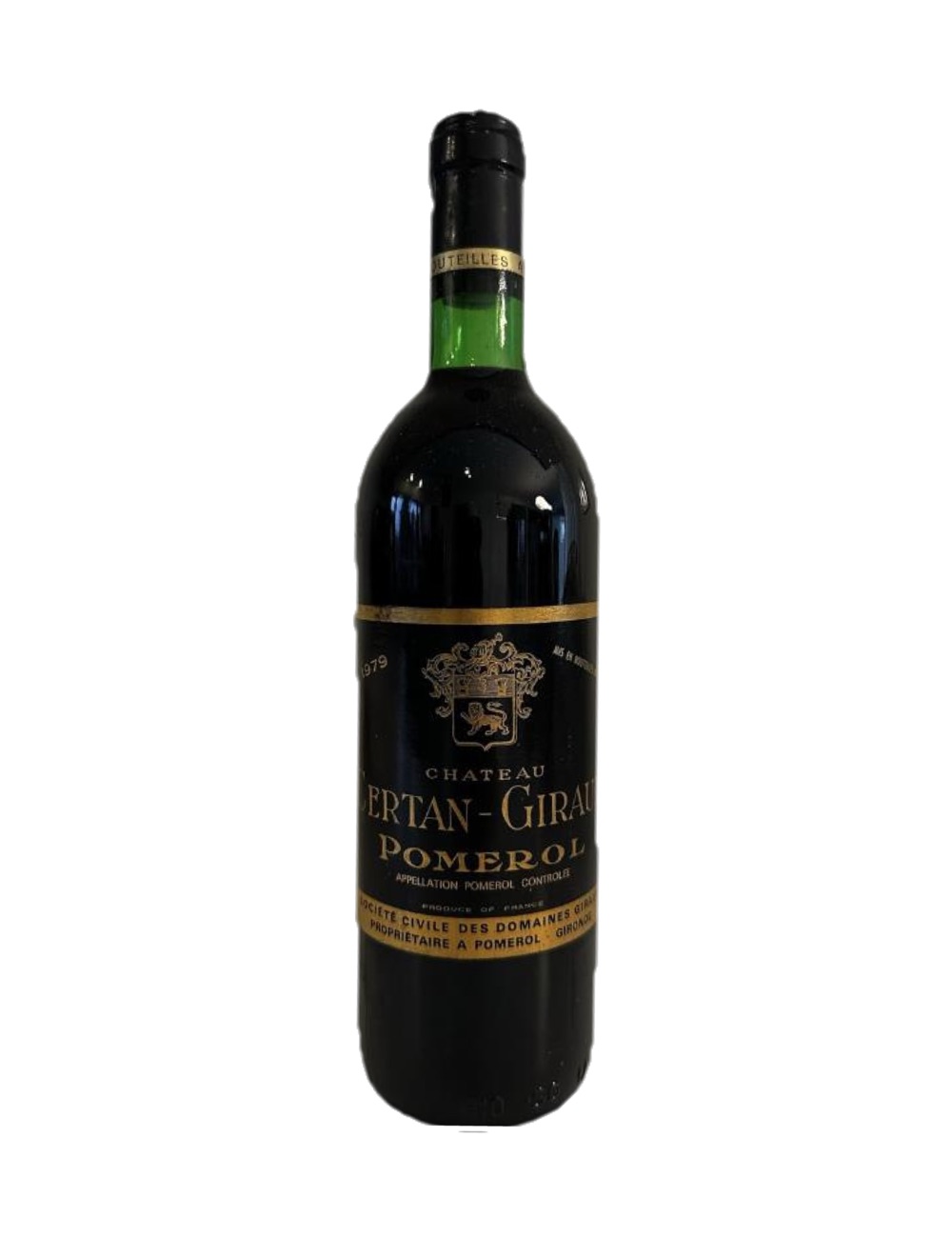 1979 Château Certan-Giraud, Pomerol — 47-year-old French wine, original label