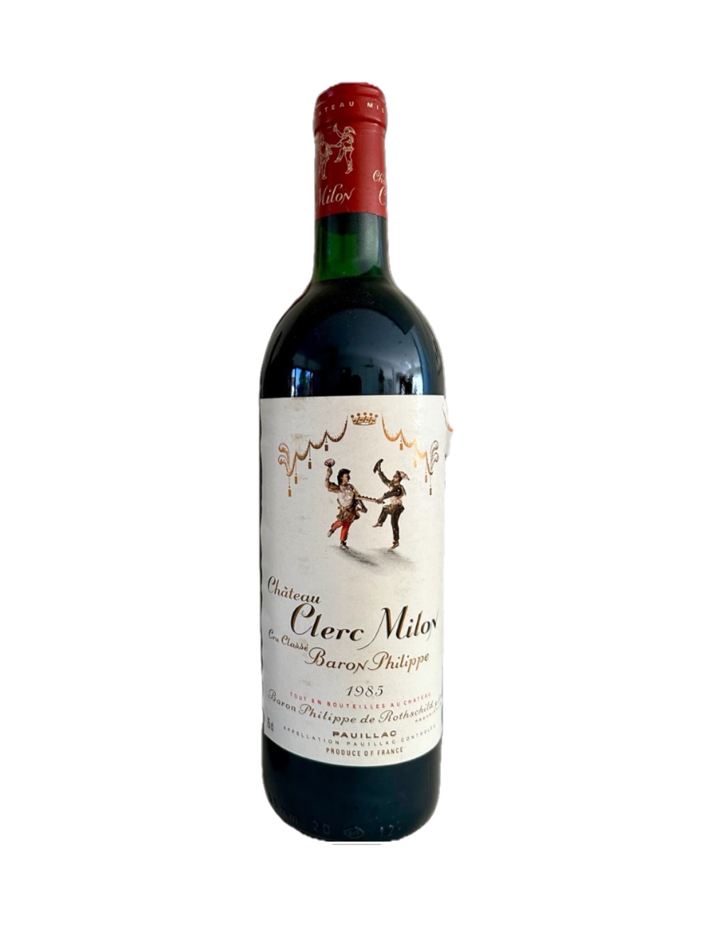 1985 Château Clerc Milon, Pauillac — 41-year-old French wine, original label