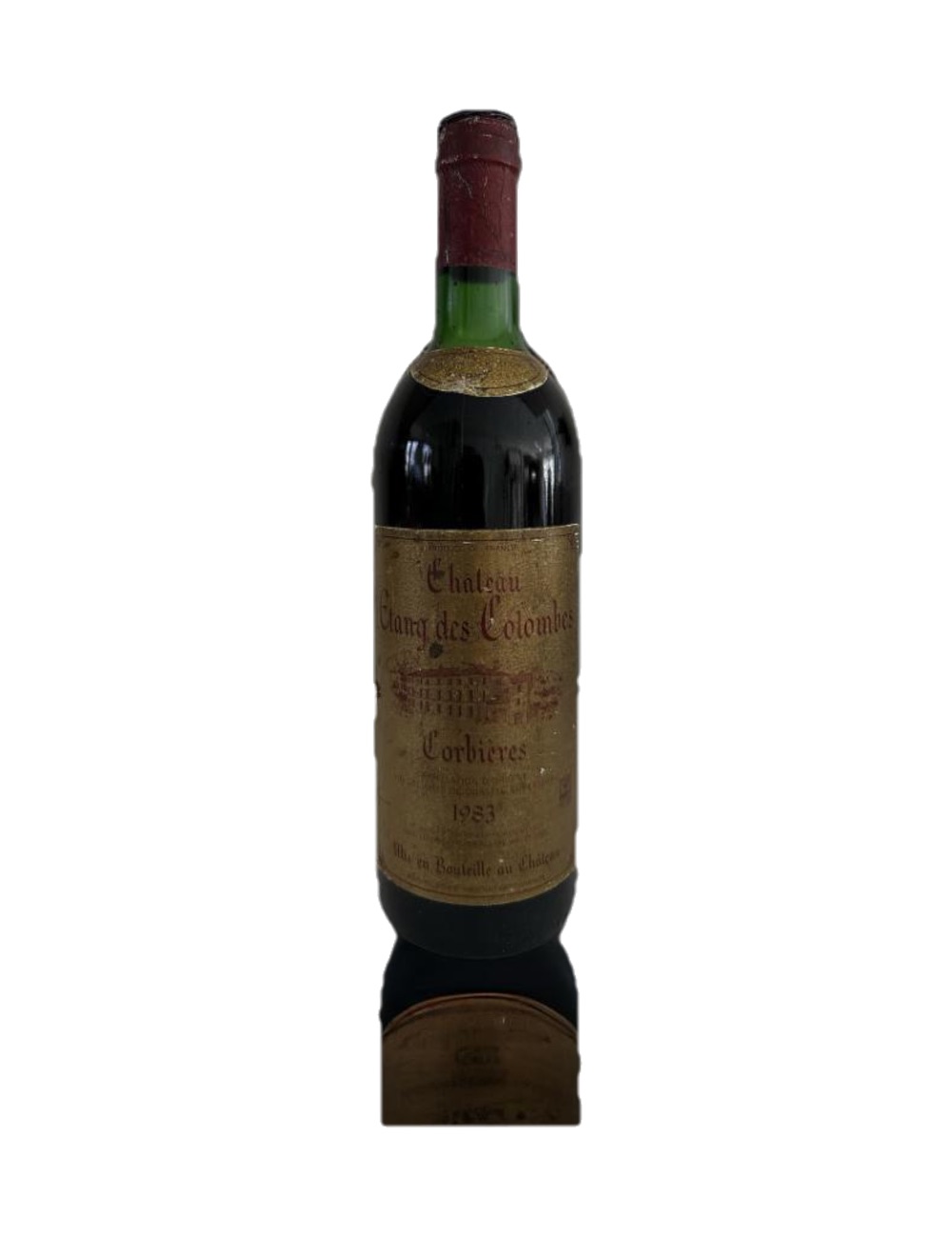 1983 Château Étang des Colombes, Corbières — 43-year-old French wine, original label