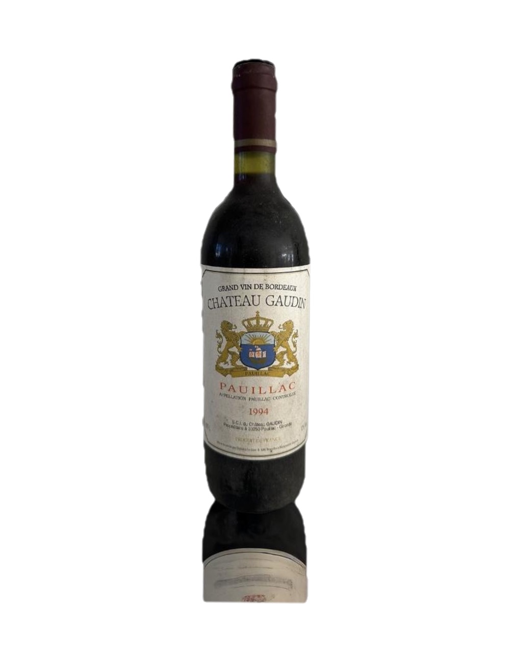 1994 Château Gaudin, Pauillac — 32-year-old French wine, original label