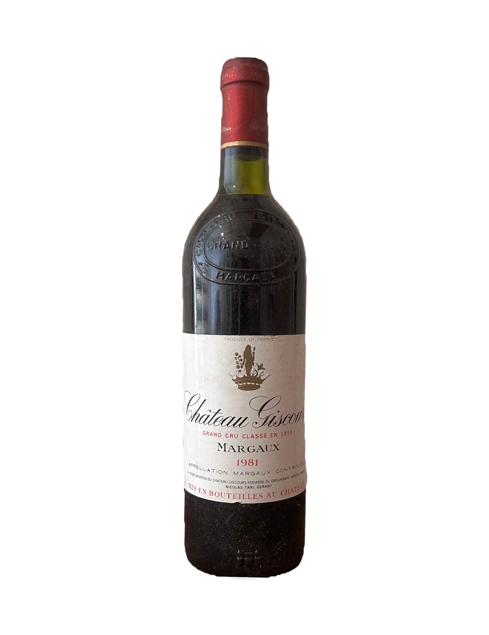 1981 Château Giscours, Margaux — 45-year-old French wine, original label