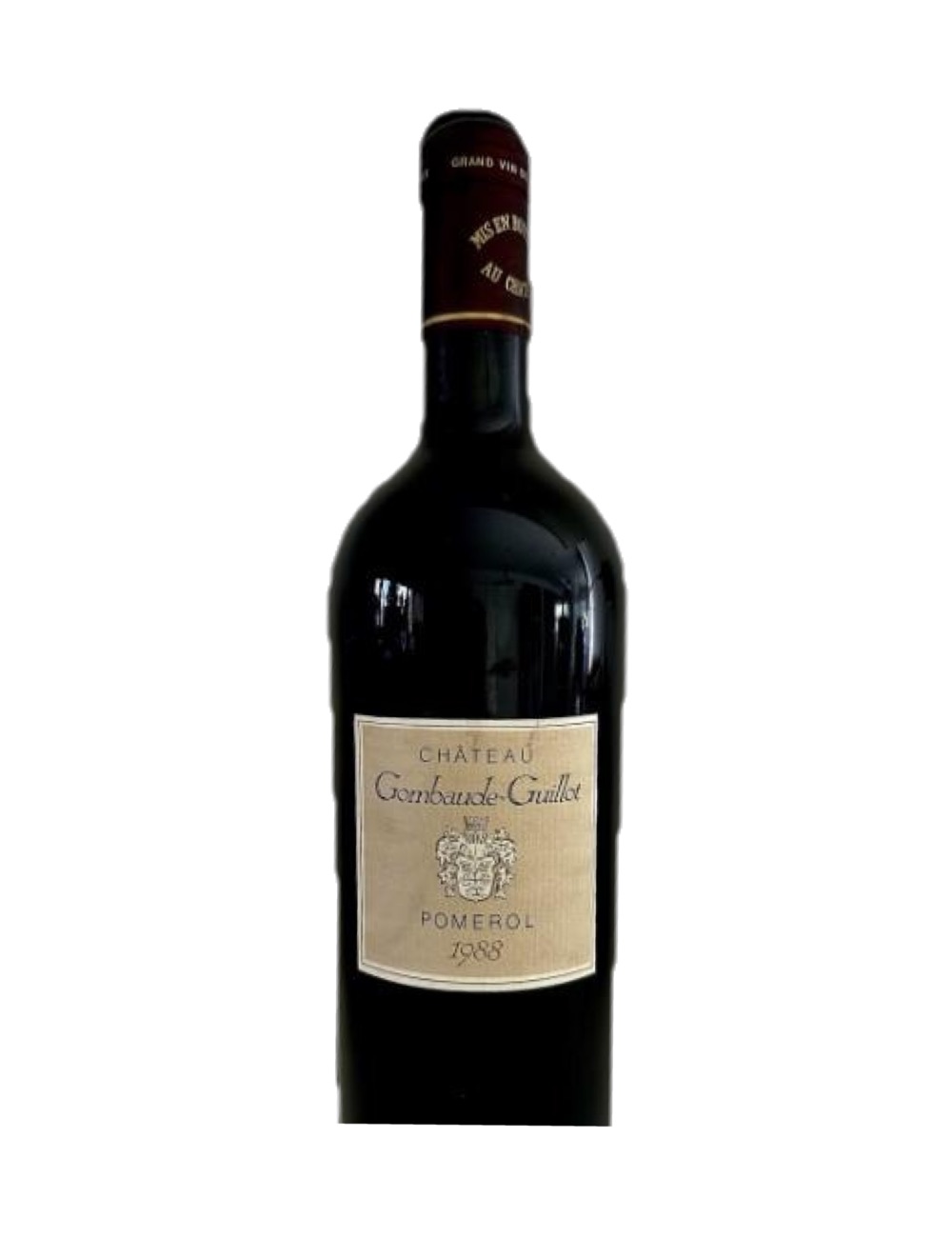 1988 Château Gombaude-Guillot, Pomerol — 38-year-old French wine, original label