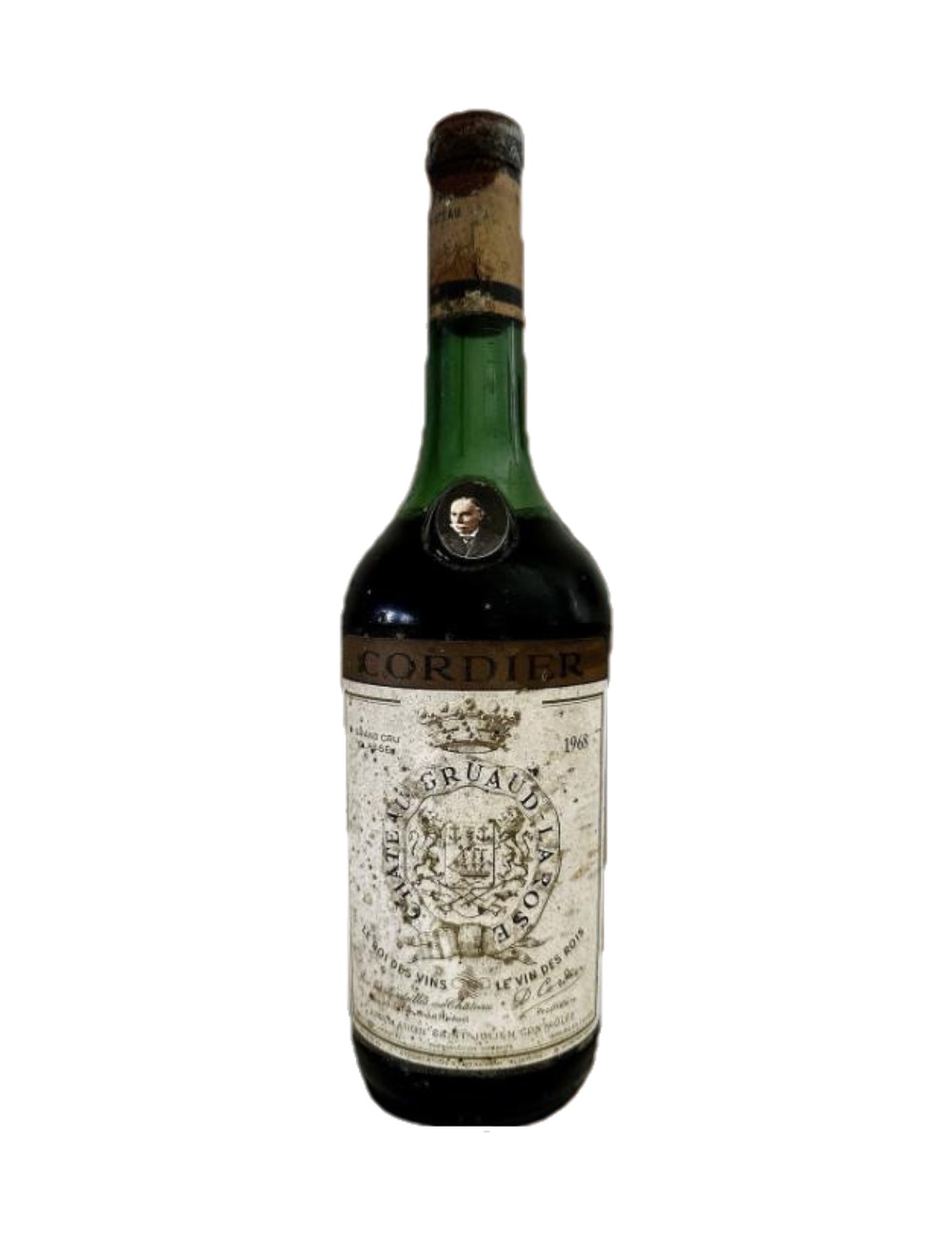 1968 Château Gruaud-Larose, Saint-Julien — 58-year-old French wine, original label