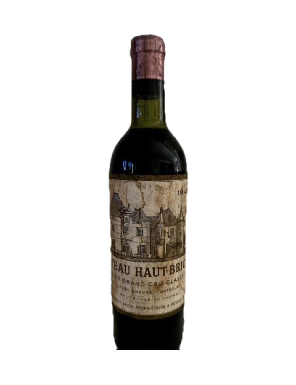 1947 Château Haut-Brion, Graves/Pessac — 79-year-old French wine, original label