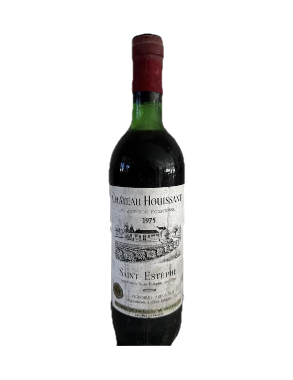 1975 Château Houissant, Saint-Estèphe — 51-year-old French wine, original label