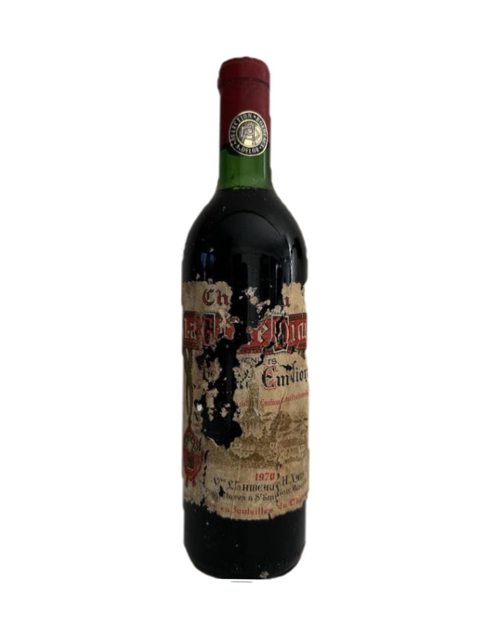 1970 Château La Grâce Dieu, Saint-Émilion — 56-year-old French wine, original label