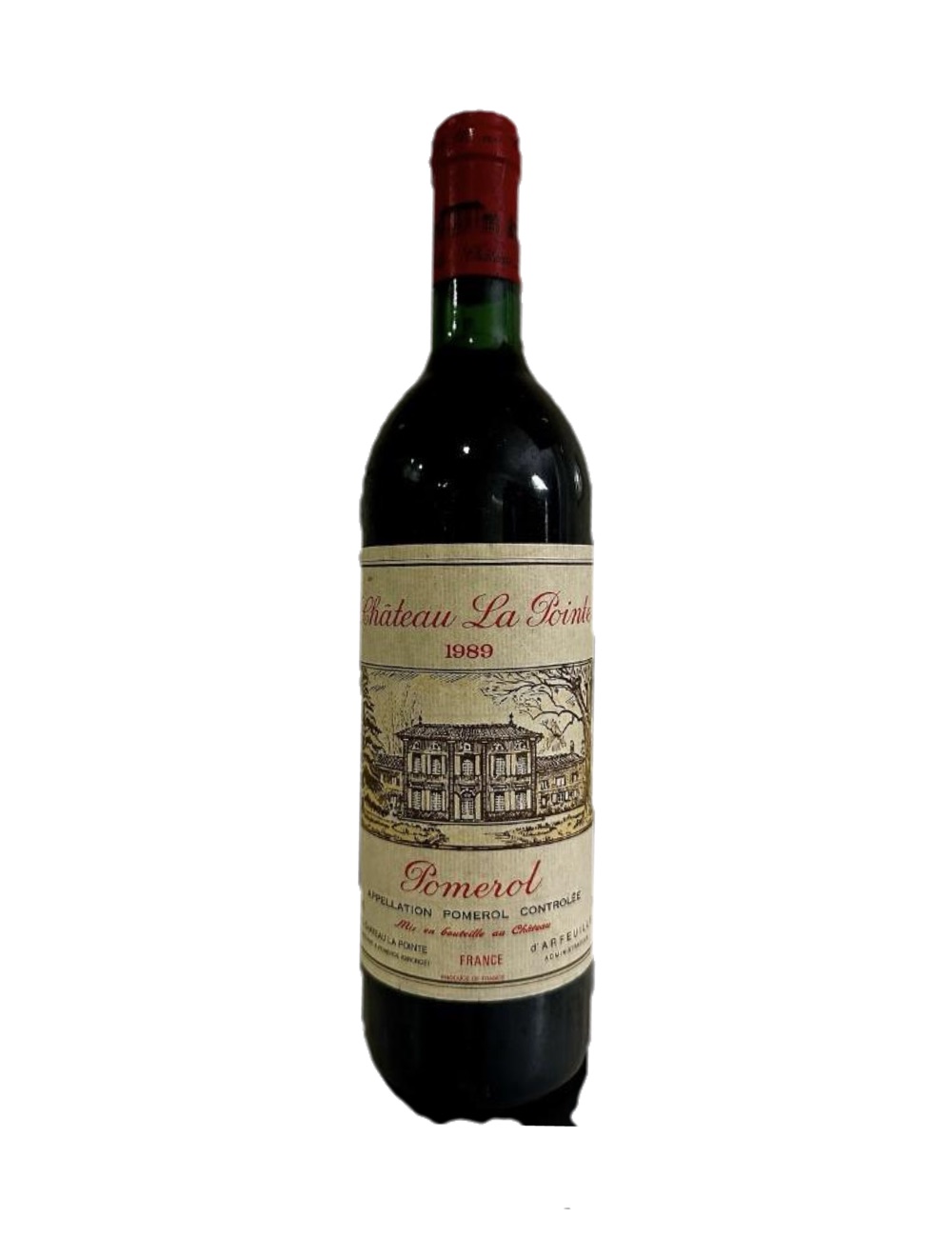 1989 Château La Pointe, Pomerol — 37-year-old French wine, original label
