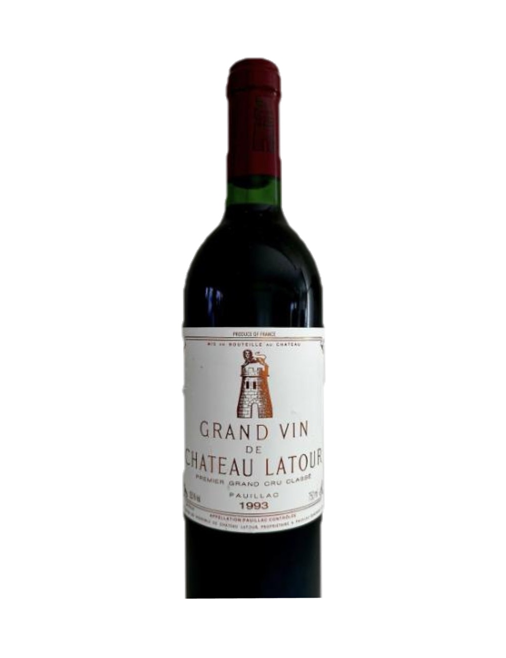 1993 Château Latour, Pauillac — 33-year-old French wine, original label