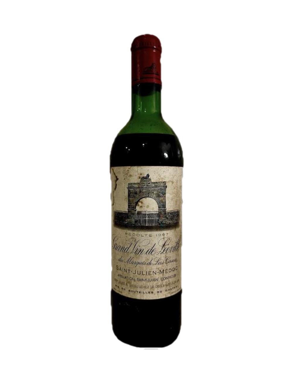 1967 Château Léoville Las Cases, Saint-Julien-Médoc — 59-year-old French wine, original label