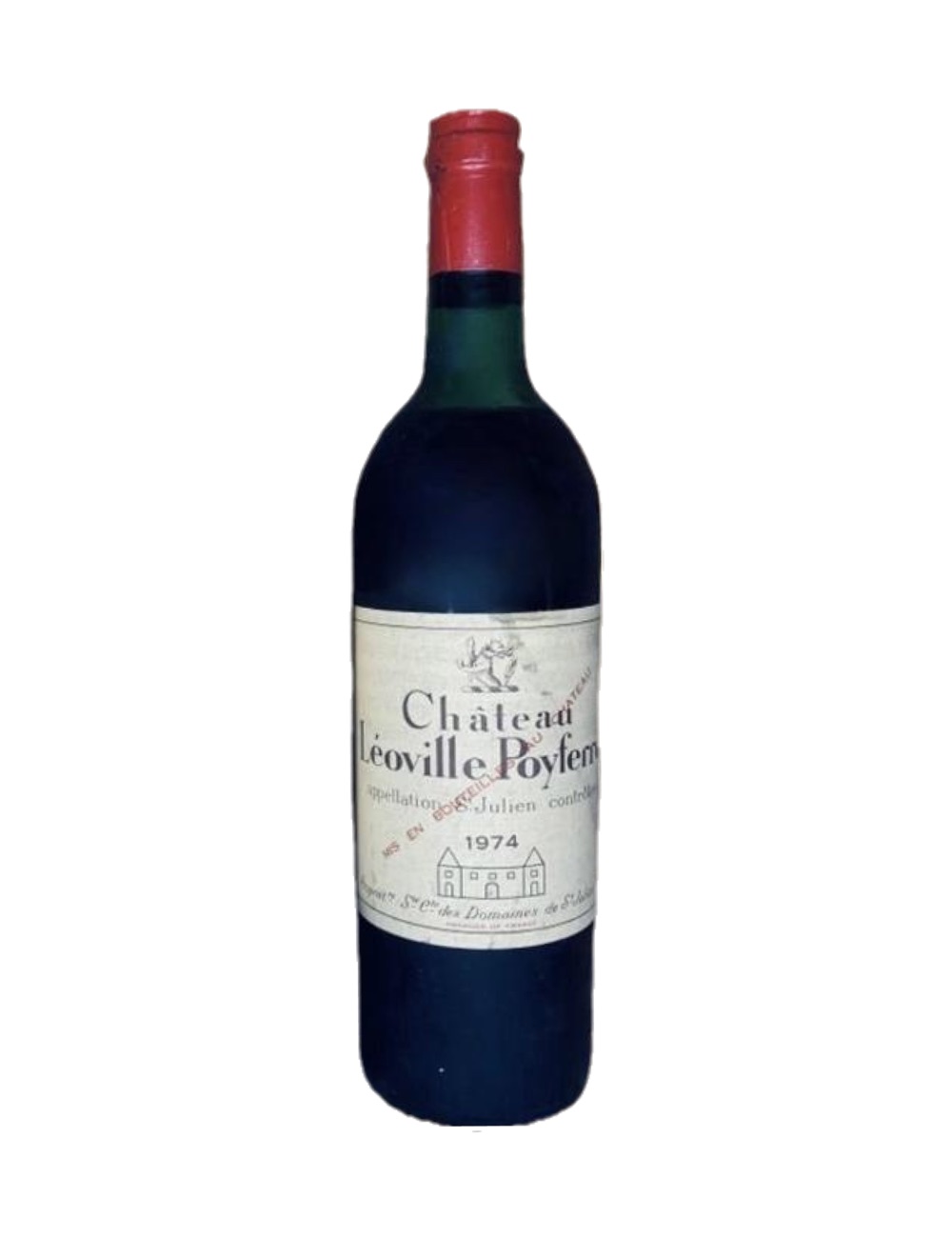 1974 Château Léoville Poyferré, Saint-Julien — 52-year-old French wine, original label