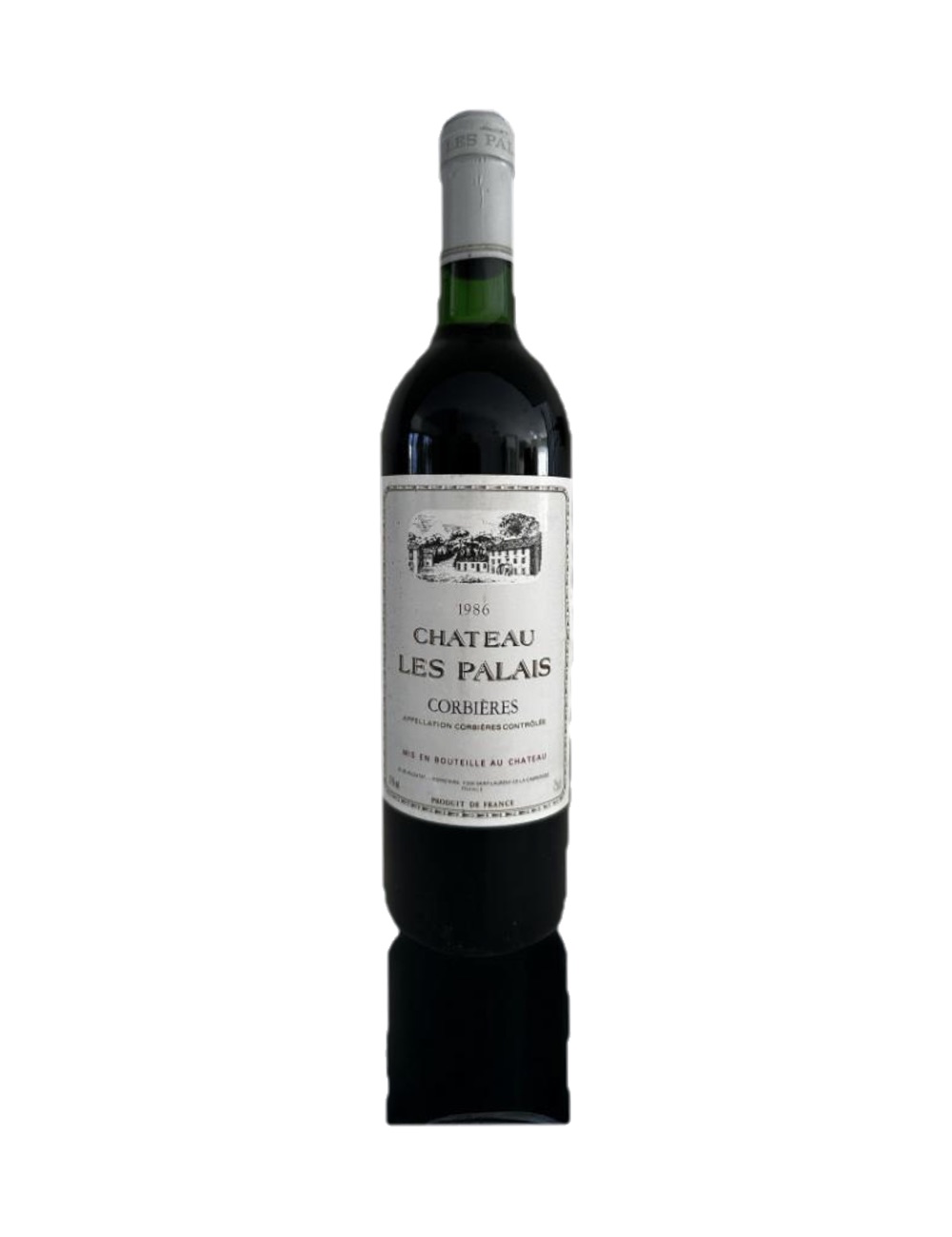 1986 Château Les Palais, Corbières — 40-year-old French wine, original label