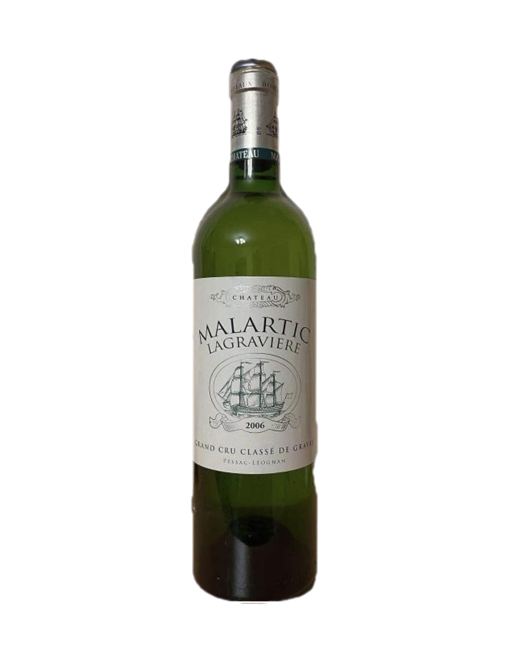 2006 Château Malartic Lagravière Blanc, Pessac-Léognan — 20-year-old French wine, original label