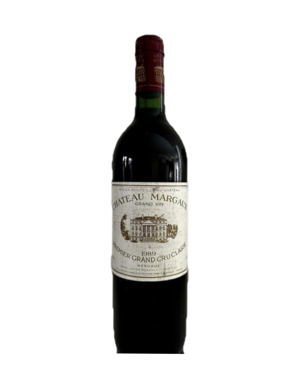 1989 Château Margaux, Margaux — 37-year-old French wine, original label