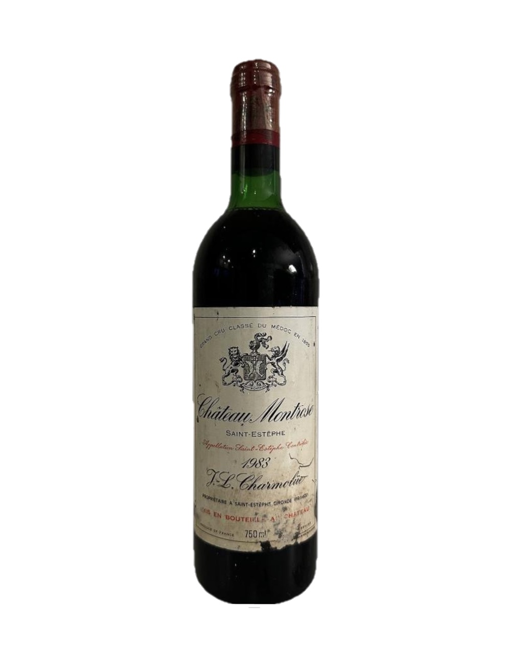 1983 Château Montrose, Saint-Estèphe — 43-year-old French wine, original label