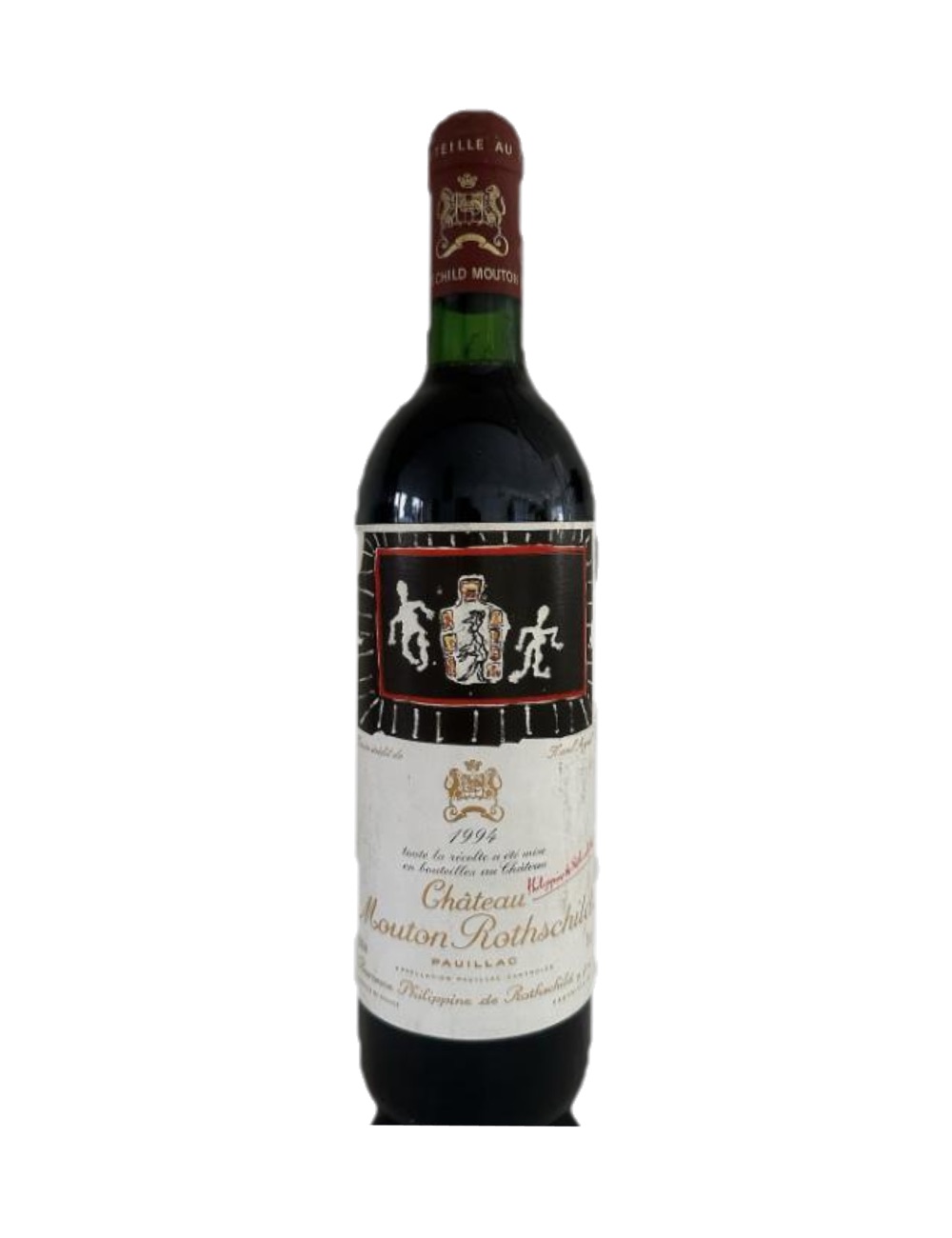 1994 Château Mouton Rothschild, Pauillac — 32-year-old French wine, original label