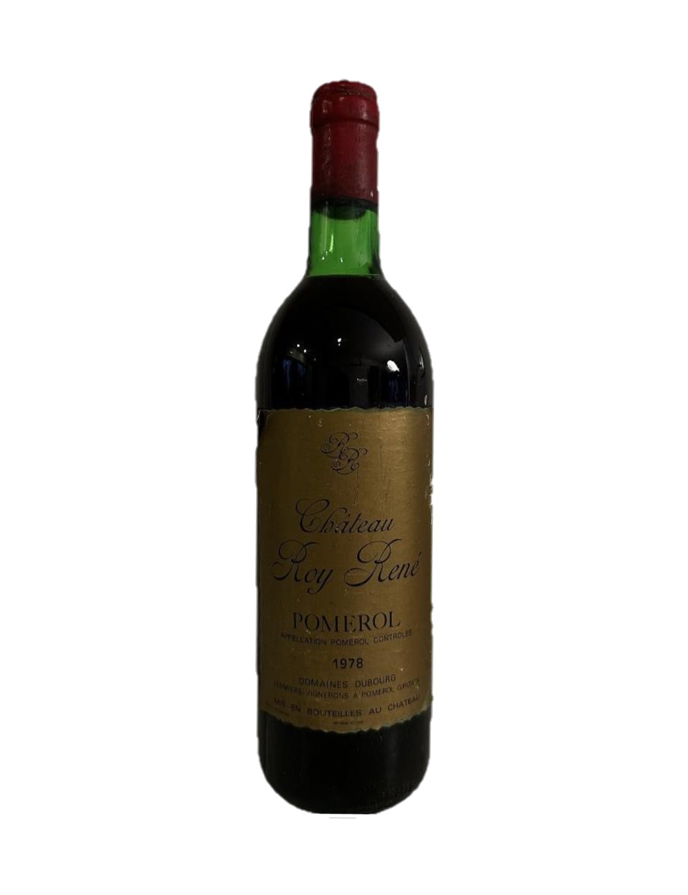1978 Château Roy René (Domaines Dubourg), Pomerol — 48-year-old French wine, original label