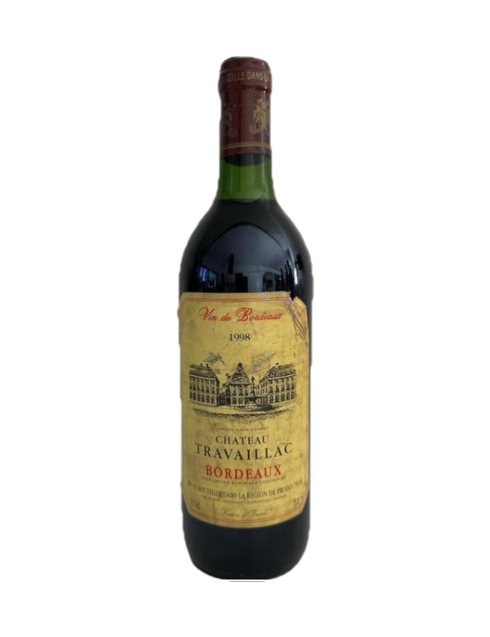 1998 Château Travaillac, Bordeaux — 28-year-old French wine, original label
