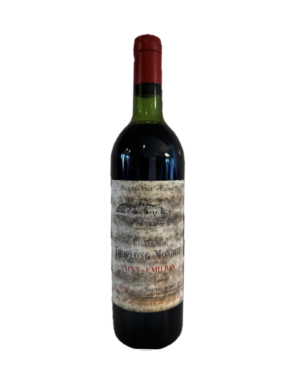 1975 Château Troplong-Mondot, Saint-Émilion — 51-year-old French wine, original label