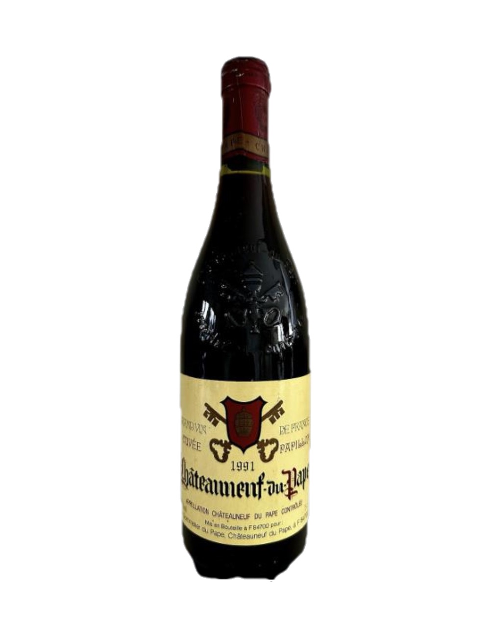 1991 Châteauneuf-du-Pape Cuvée, Châteauneuf-du-Pape — 35-year-old French wine, original label