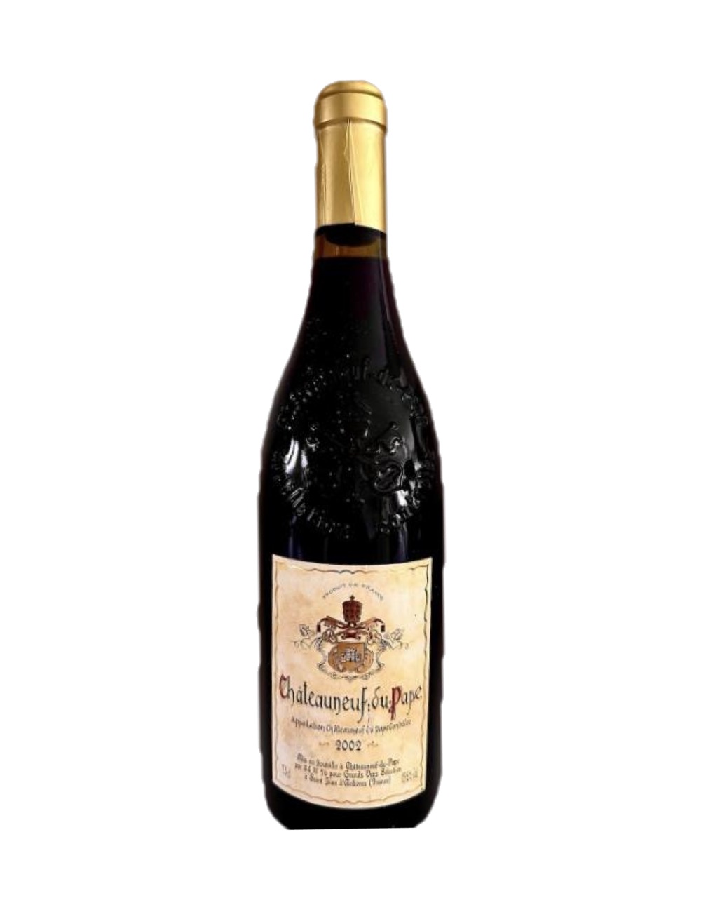 2002 Châteauneuf-du-Pape Cuvée, Châteauneuf-du-Pape — 24-year-old French wine, original label