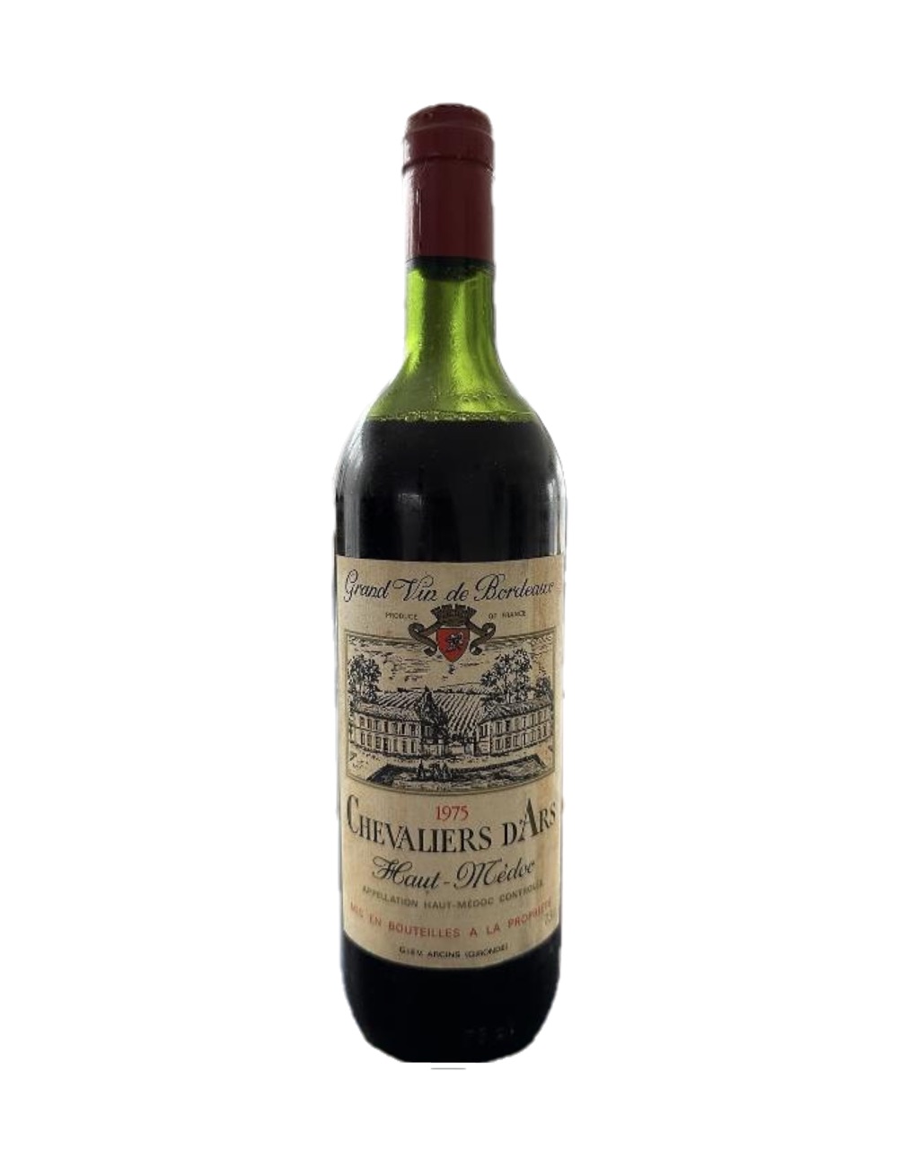 1975 Chevaliers d'Ars, Haut-Médoc — 51-year-old French wine, original label