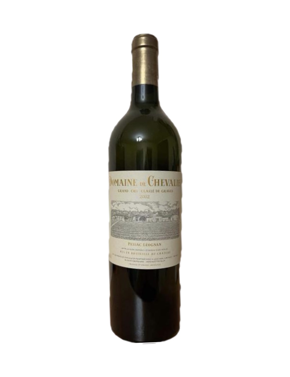 2002 Domaine de Chevalier, Pessac-Léognan — 24-year-old French wine, original label
