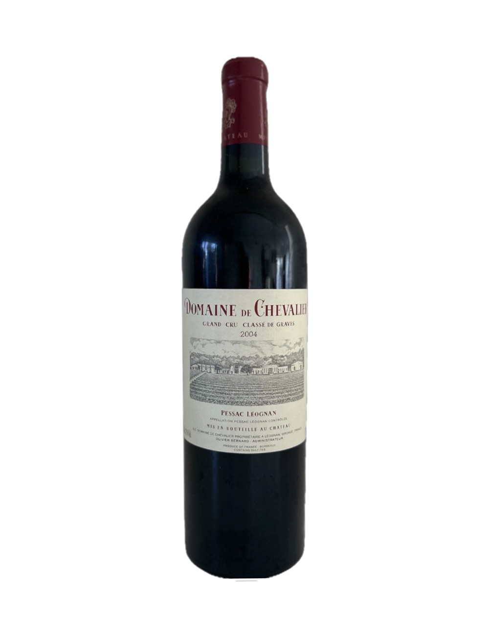 2004 Domaine de Chevalier, Pessac-Léognan — 22-year-old French wine, original label